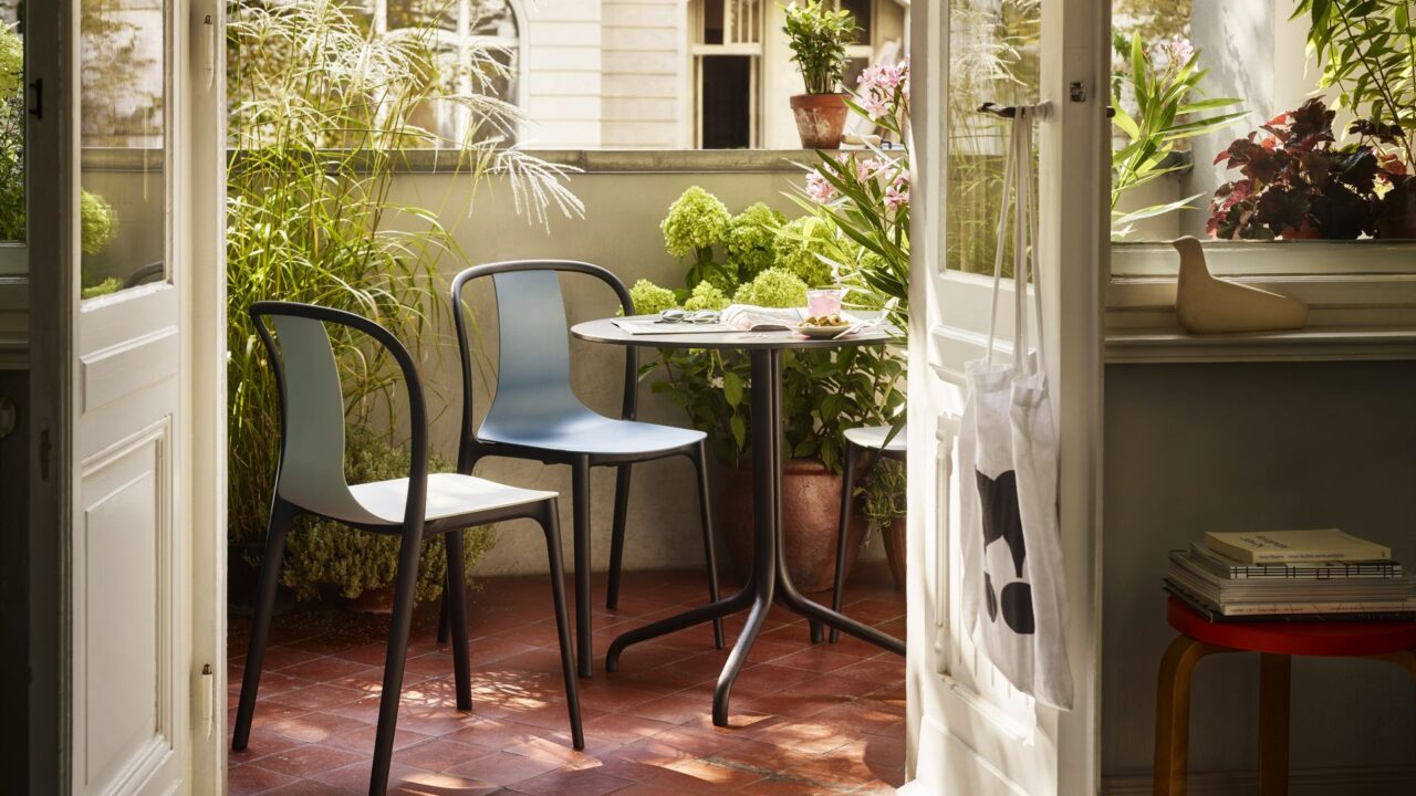 Silla Belleville de Vitra en Amueblarent para alquilar