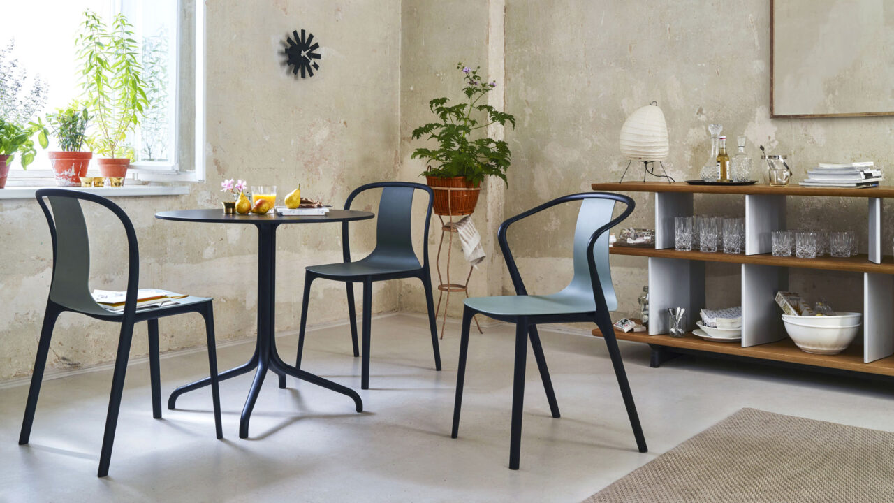 Silla Belleville de Vitra en Amueblarent para alquilar
