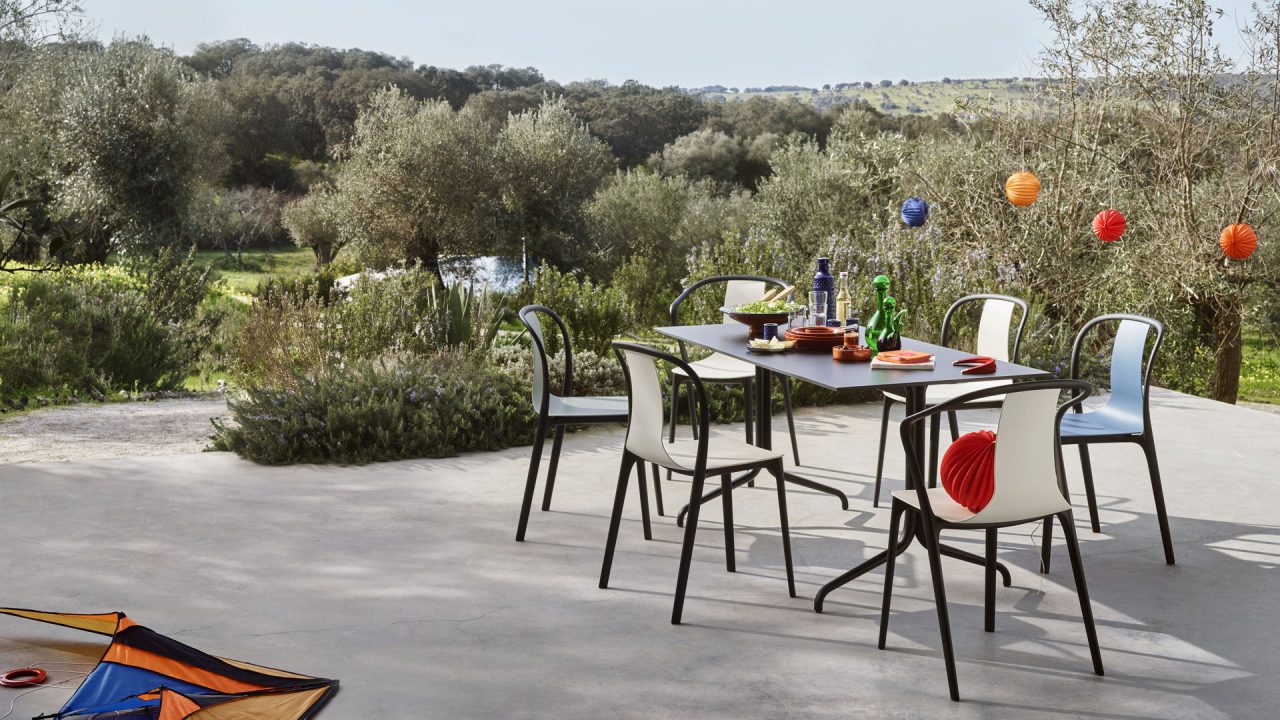 Silla Belleville de Vitra en Amueblarent para alquilar