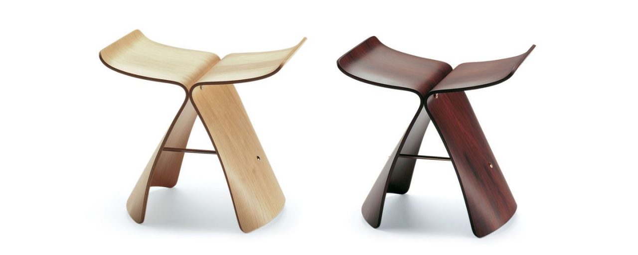 Banco Butterfly , diseño de Sori Yanagi en Amueblarent