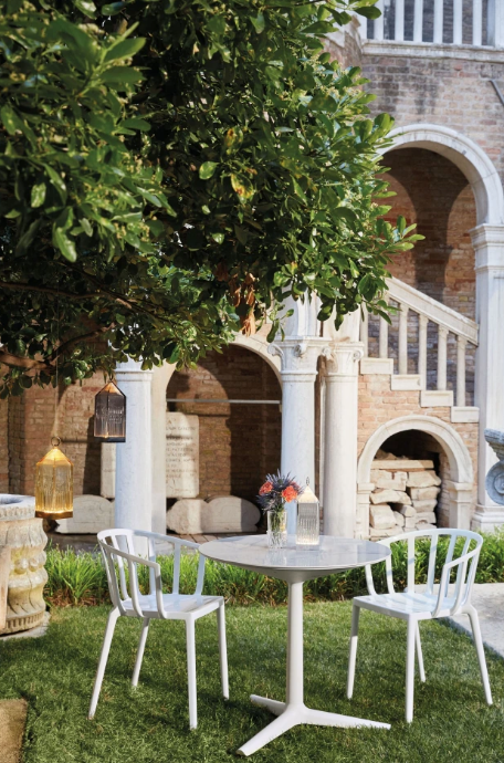 Silla Venice de Kartell en blanco