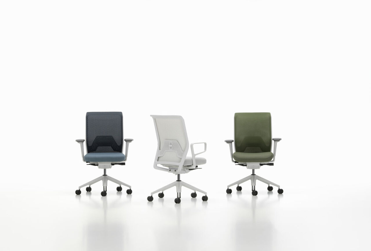 Silla ID MESH de Vitra en gris