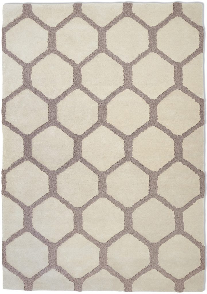 Amuebla Rent Hand Tufted Grey Rete Rug