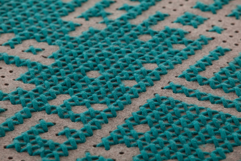 Amuebla rent Alfombra Canevas Abstract Verde