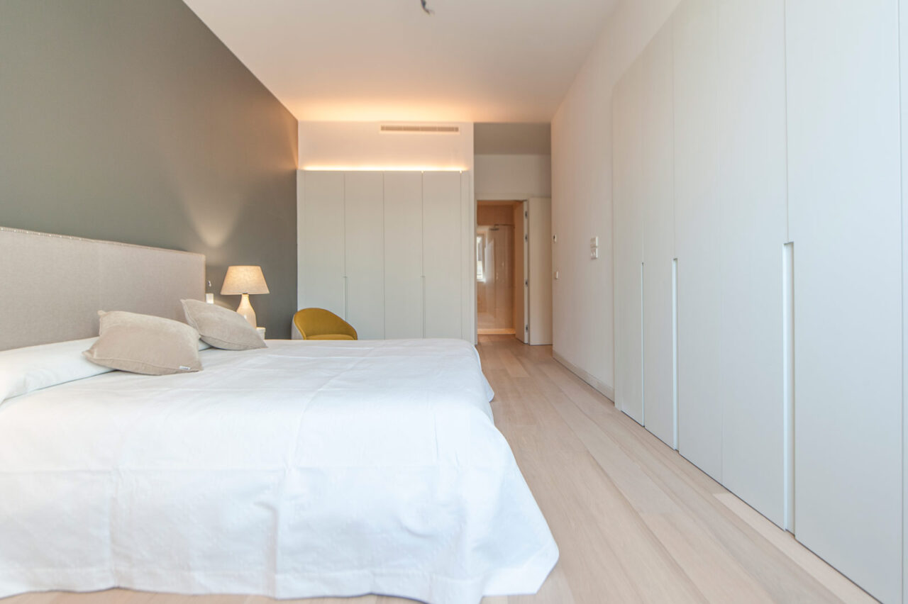 Dormitorio. Home Staging con alquiler de muebles