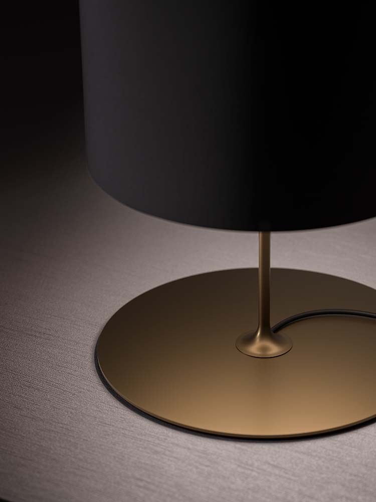 Amueblarent - lampara de mesa Halfmoon