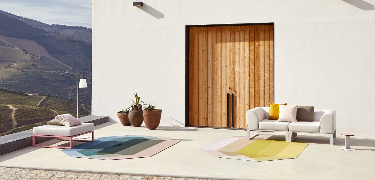 Alfombra Diamond de Gan Rugs en Amueblarent muebles de alquiler