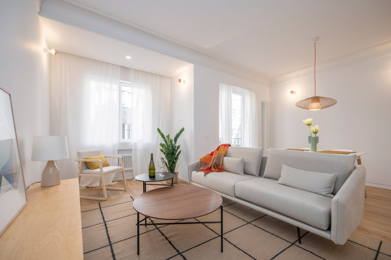 Home staging para reportaje fotografico y vender la vivienda, Madrid en Amueblarent