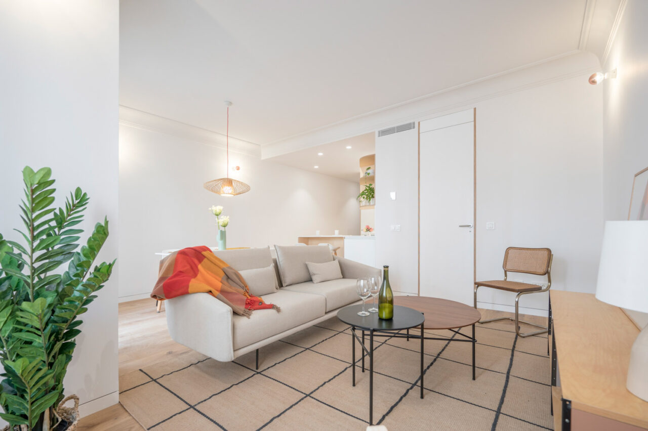 Home staging para reportaje fotografico y vender la vivienda, Madrid en Amueblarent