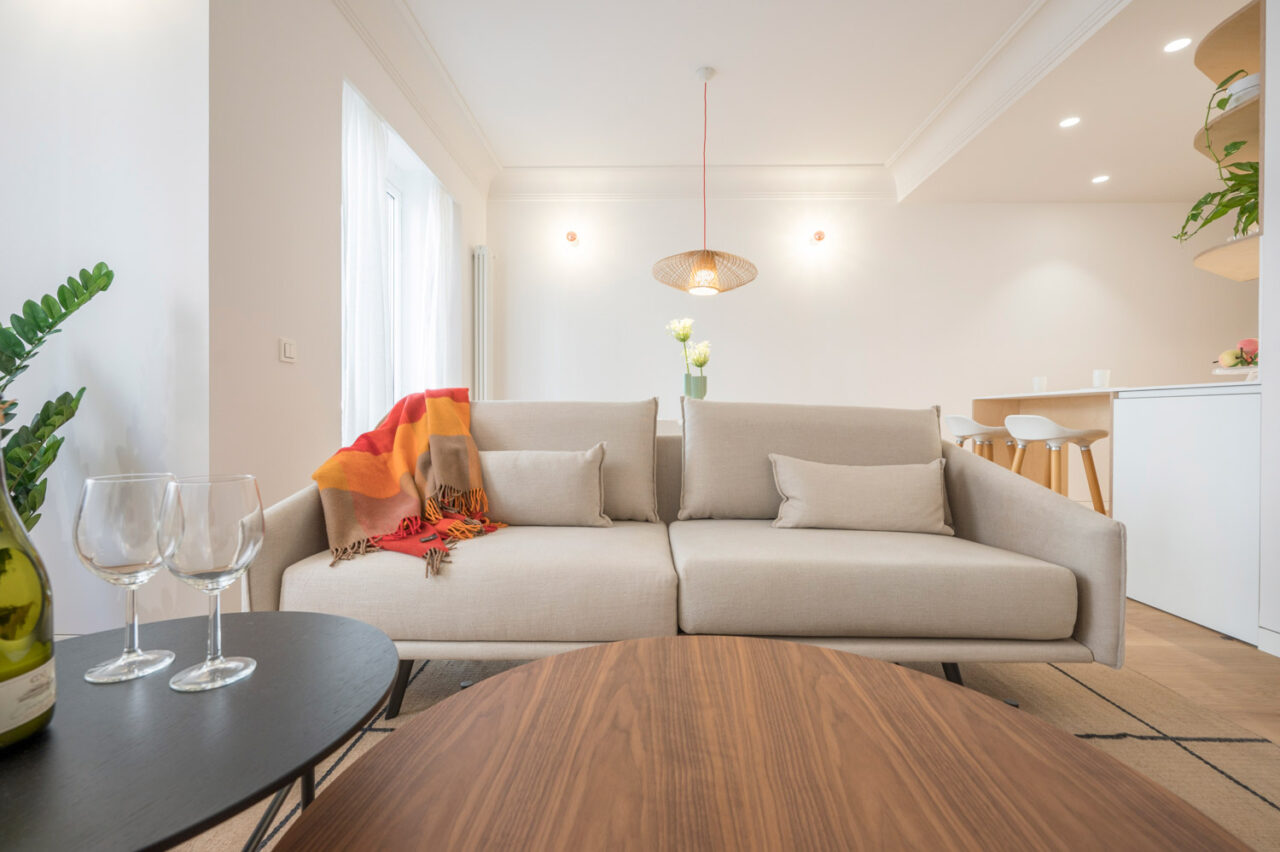 Home staging para reportaje fotografico y vender la vivienda, Madrid en Amueblarent