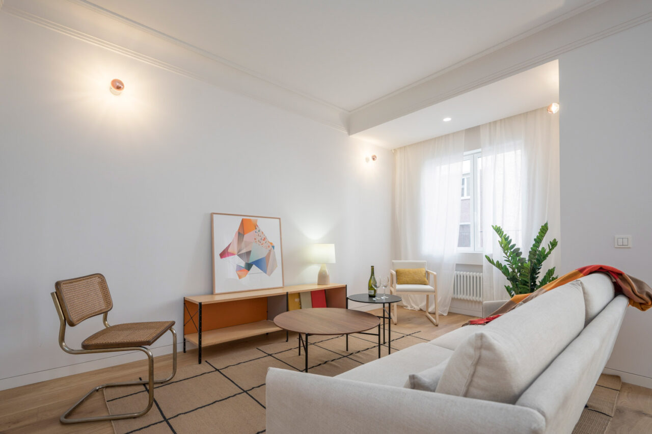 Home staging para reportaje fotografico y vender la vivienda, Madrid en Amueblarent