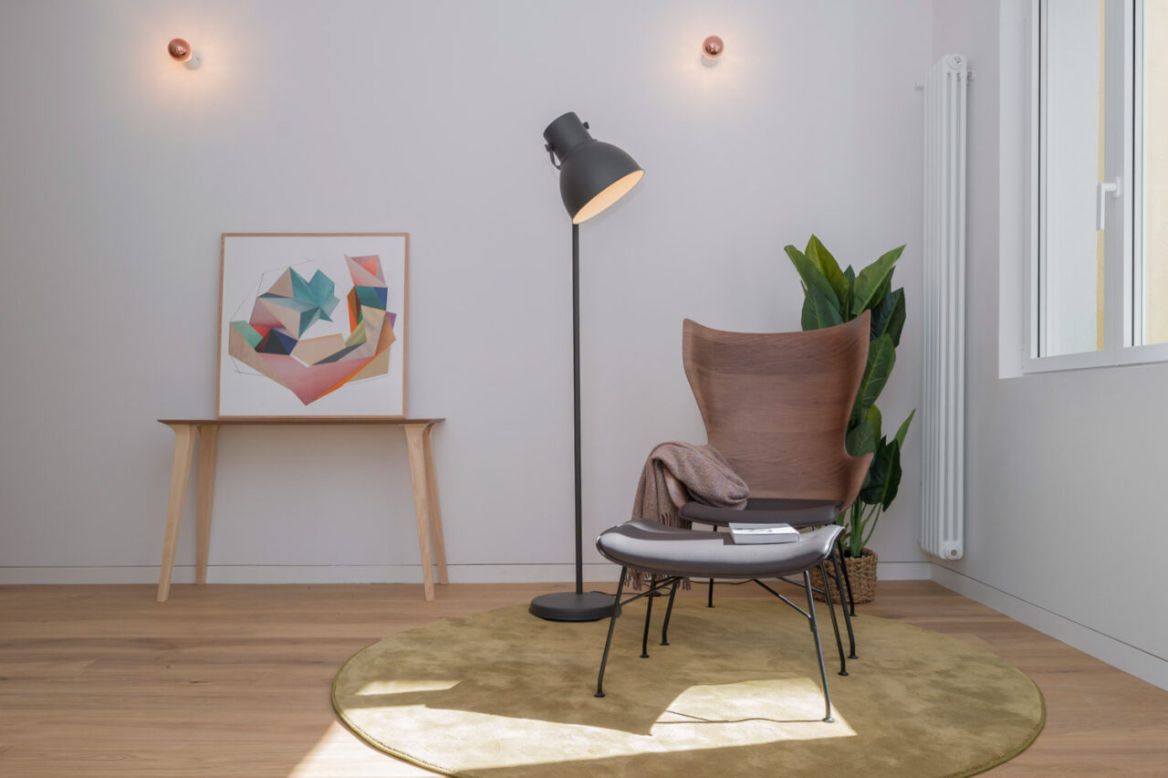 Home staging para reportaje fotografico y vender la vivienda, Madrid en Amueblarent