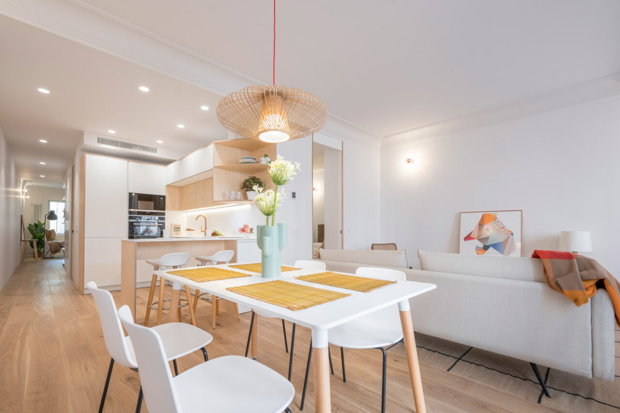 Home staging para reportaje fotografico y vender la vivienda, Madrid en Amueblarent