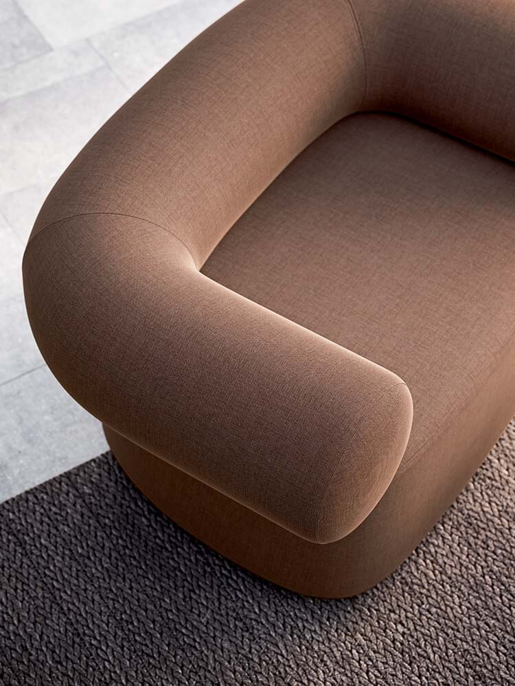 Sofa Abbey en gris de Quadrifoglio para Amueblarent para alquilar