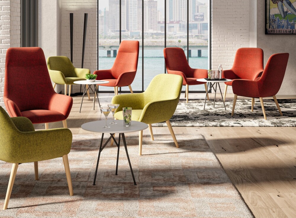 Silla City Lounge alta de Quadrifoglio en Amueblarent para alquilar