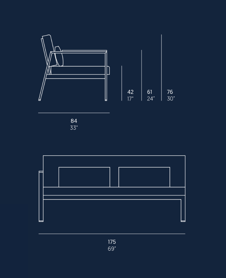 Sofa Timeless en Amueblarent para alquilar