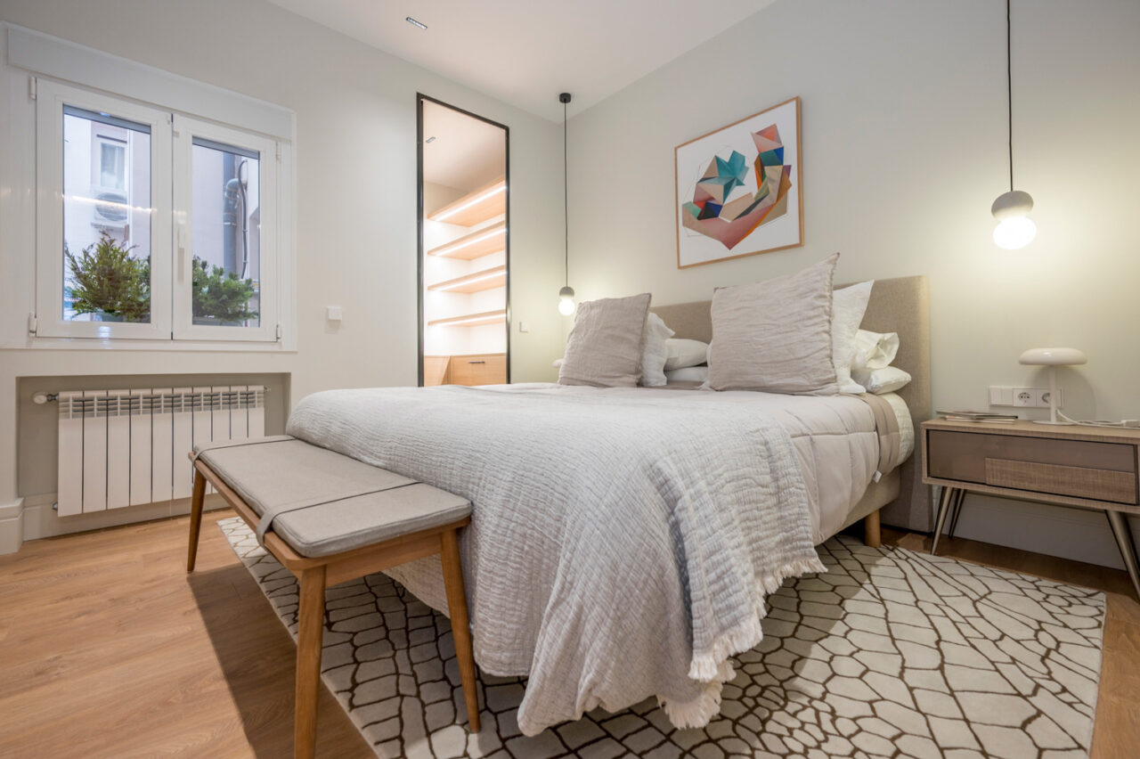Home Staging con muebles de alquiler en una vivienda de 3 dormitorios en Amueblarent