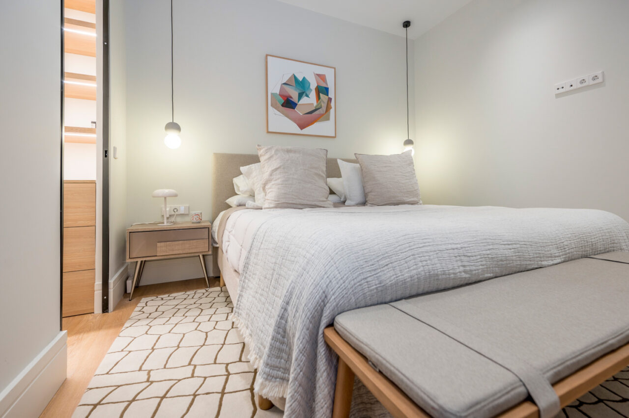 Home Staging con muebles de alquiler en una vivienda de 3 dormitorios en Amueblarent