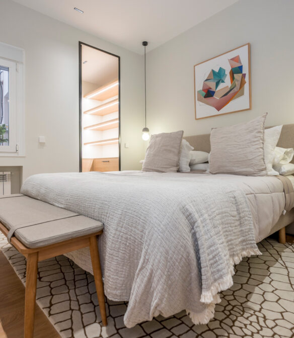 Home Staging con muebles de alquiler en una vivienda de 3 dormitorios en Amueblarent
