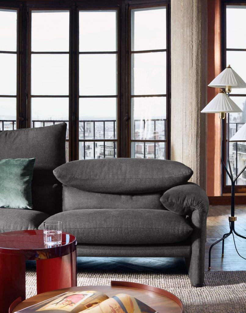 Sofa de Vico Magistretti en Amueblarent