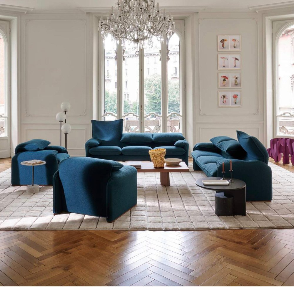 Sofa de Vico Magistretti en Amueblarent