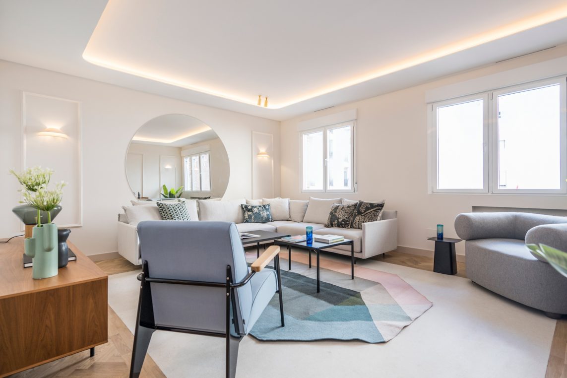 Home Staging en barrio Goya de Madrid en Amueblarent con muebles en alquiler