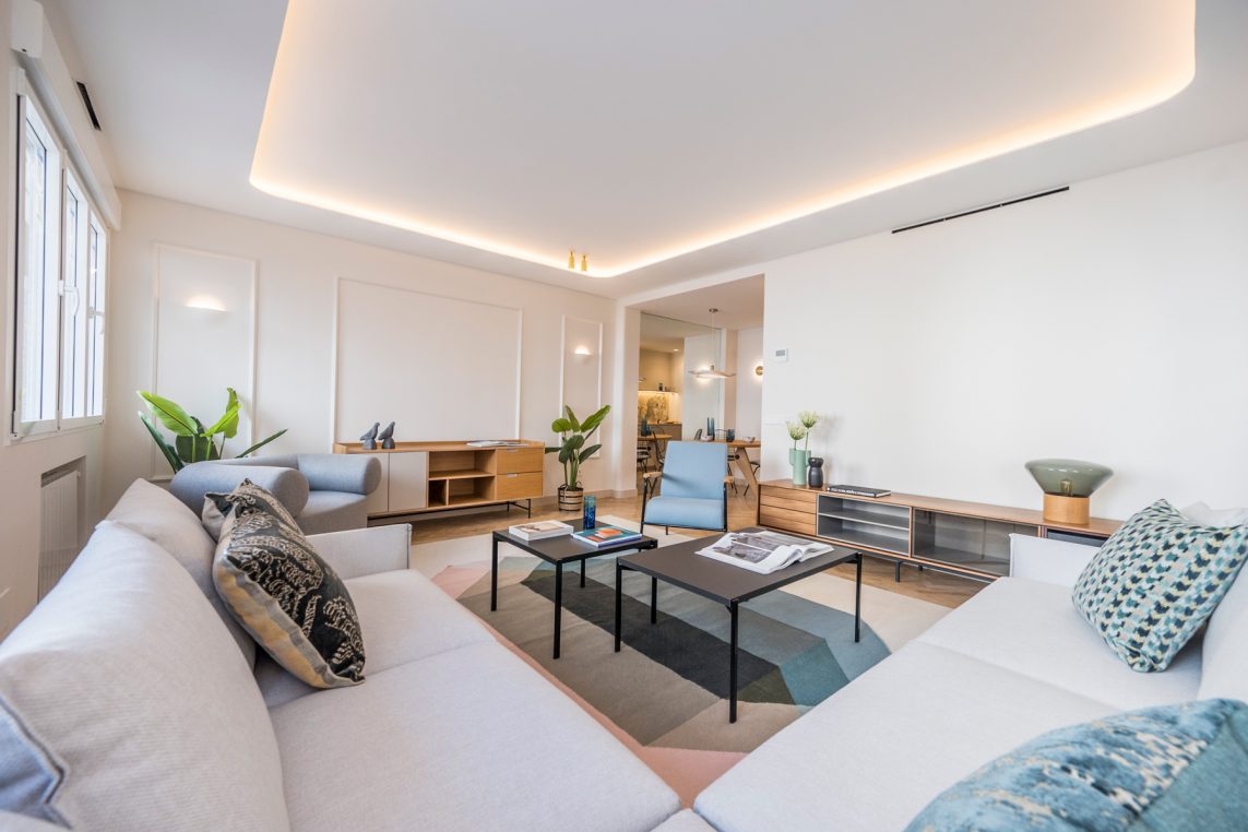 Home Staging en barrio Goya de Madrid en Amueblarent con muebles en alquiler