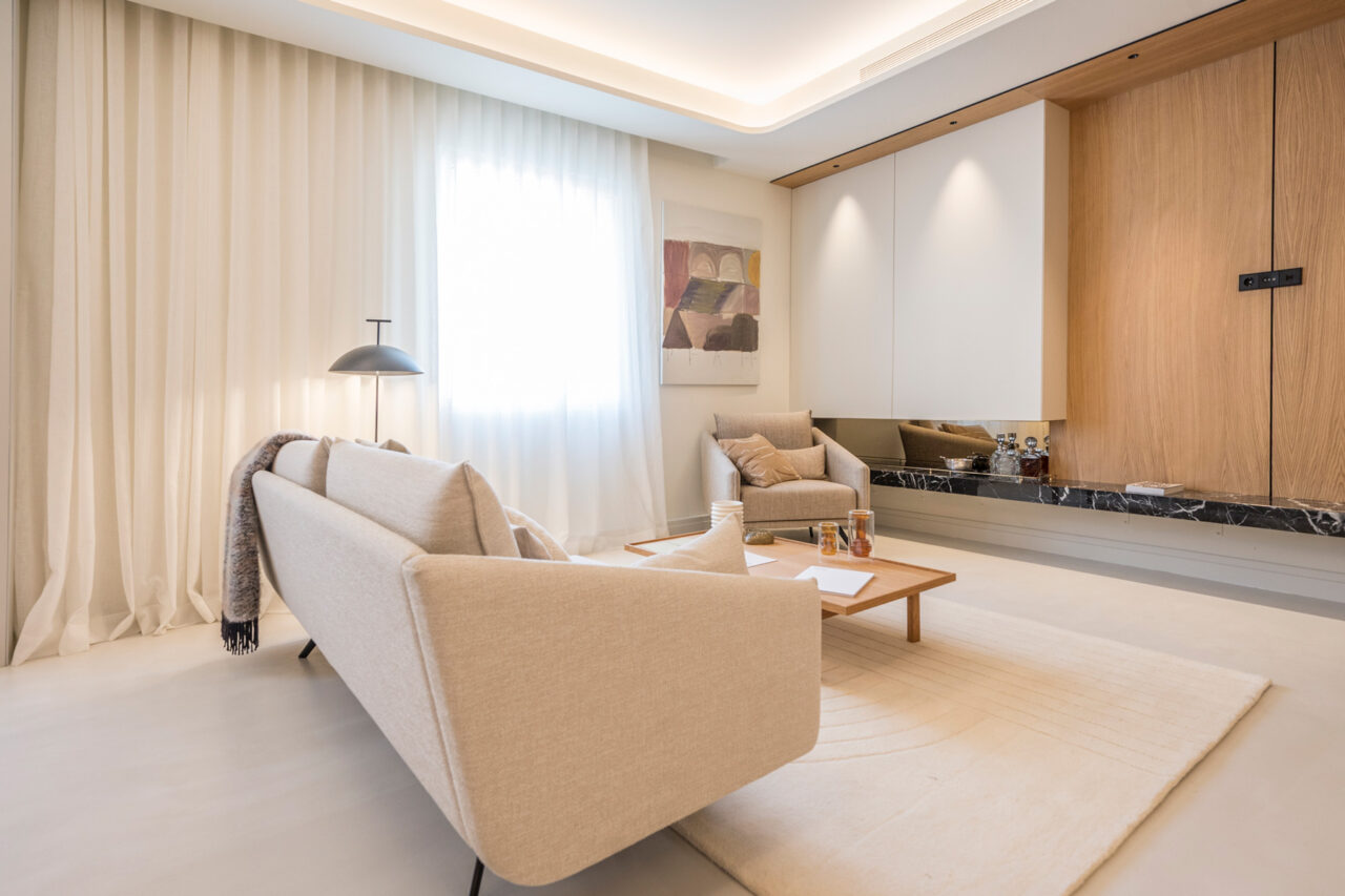 Home Staging para vivienda en venta en barrio Retiro en Ibiza, Madrid, en Sofimar Real Estate