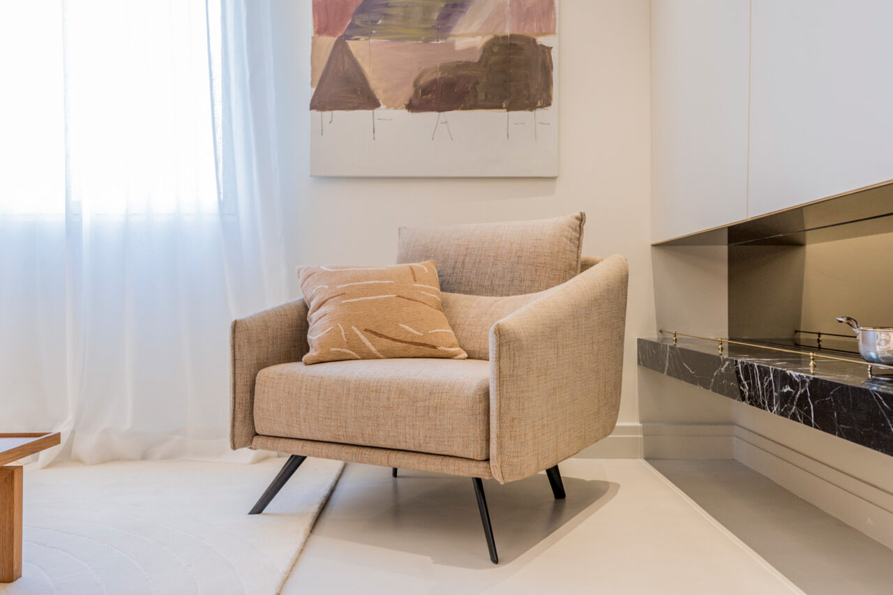Home Staging para vivienda en venta en barrio Retiro en Ibiza, Madrid, en Sofimar Real Estate