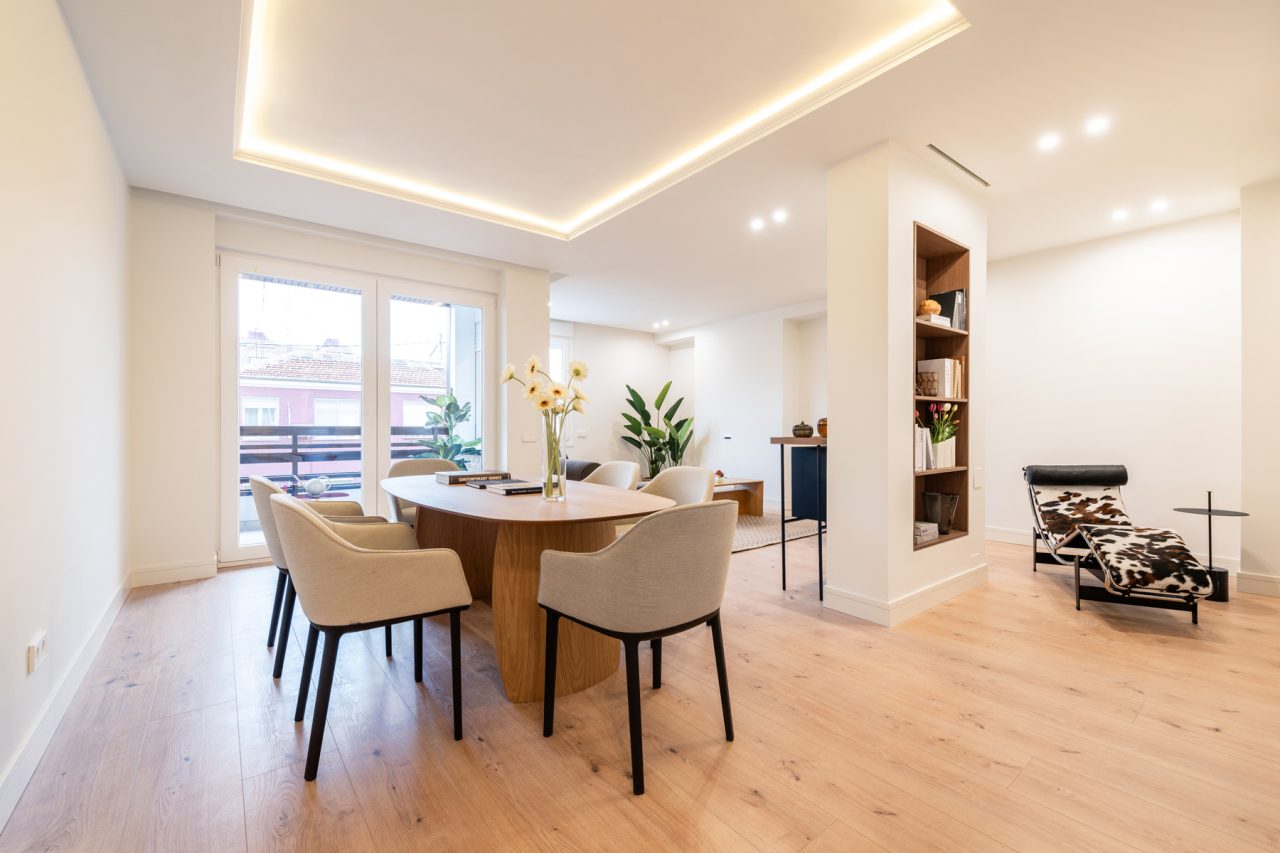Home Staging en La Guindalera para vender por Amueblarent