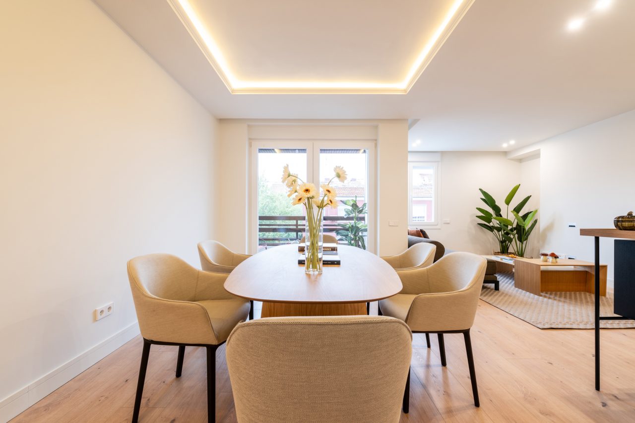 Home Staging en La Guindalera para vender por Amueblarent