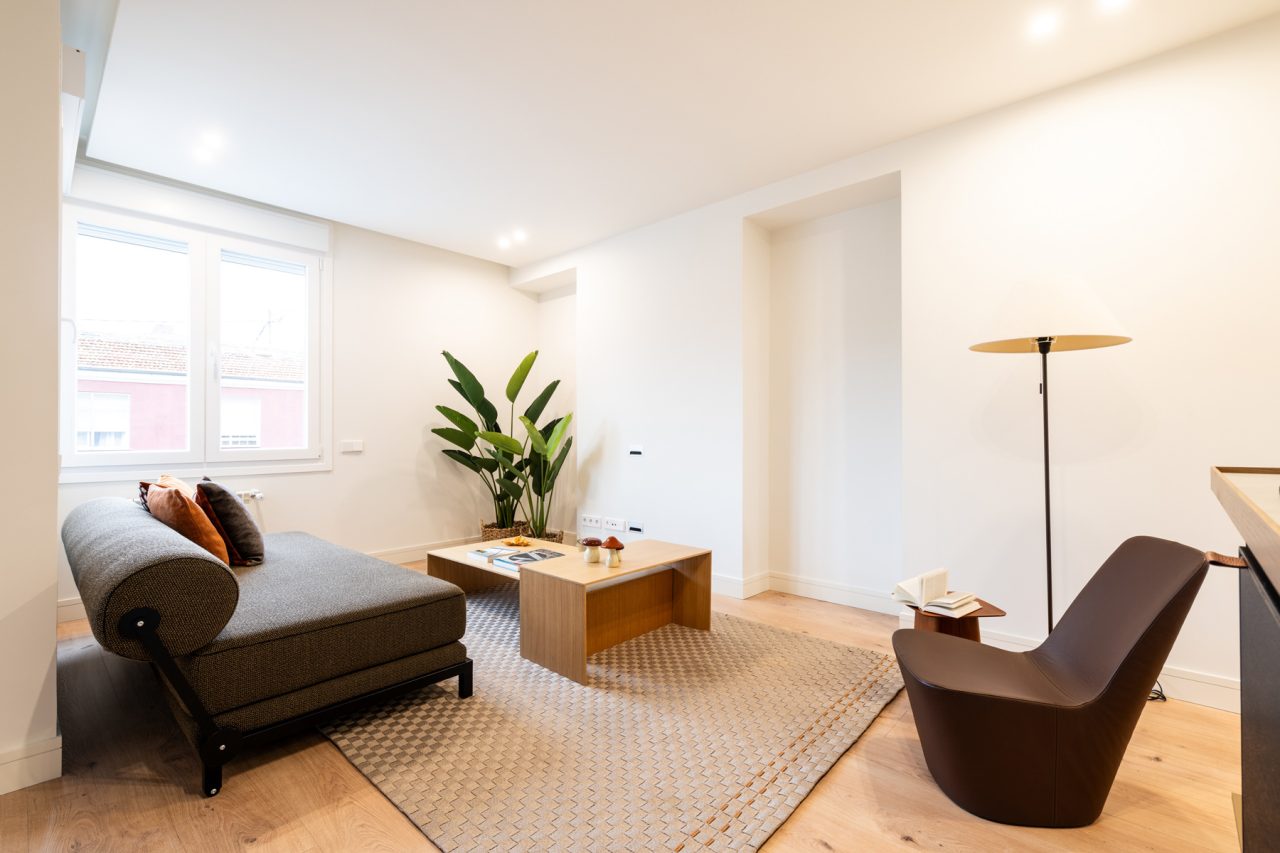 Home Staging en La Guindalera para vender por Amueblarent