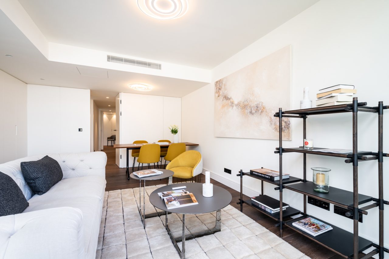 Home Staging en atico para vender por Amueblarent