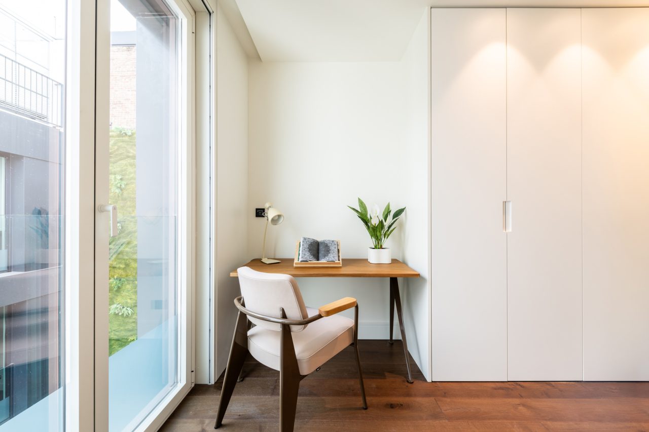 Home Staging en atico para vender por Amueblarent